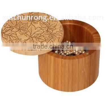 Bamboo Round Box
