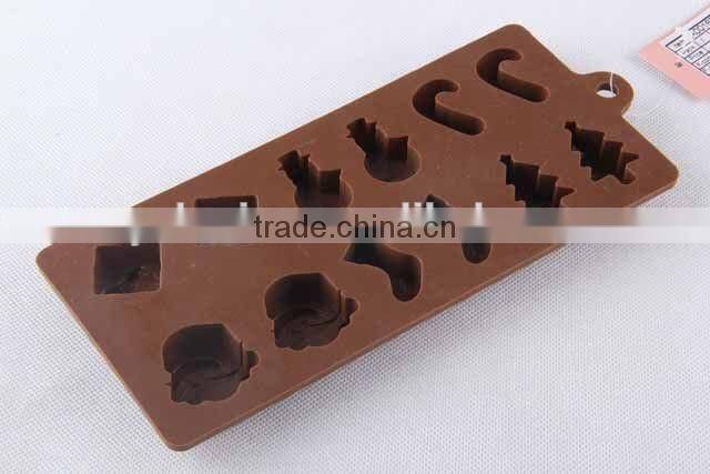 Christmas design silicone bakeware / cake mold