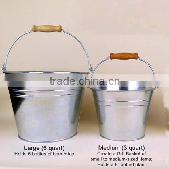 color mini metal bucket