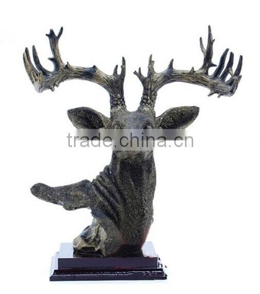 resin home decoration tibetan antelope horn, resin statues
