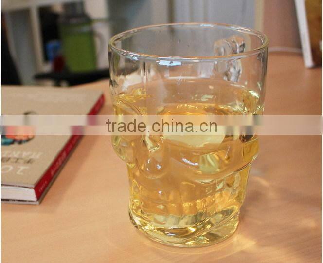 1.5 oz 50ml wine glass skull shot glass cup