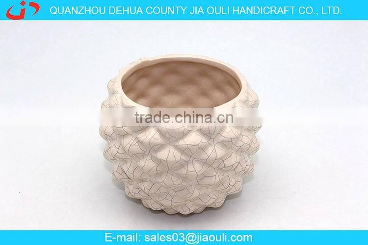 Popular design home decoration watering can shape ceramic flower pot, plant pot