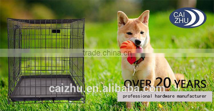 Black Cheap Poultry farming equipment metal large steel iron dog cage