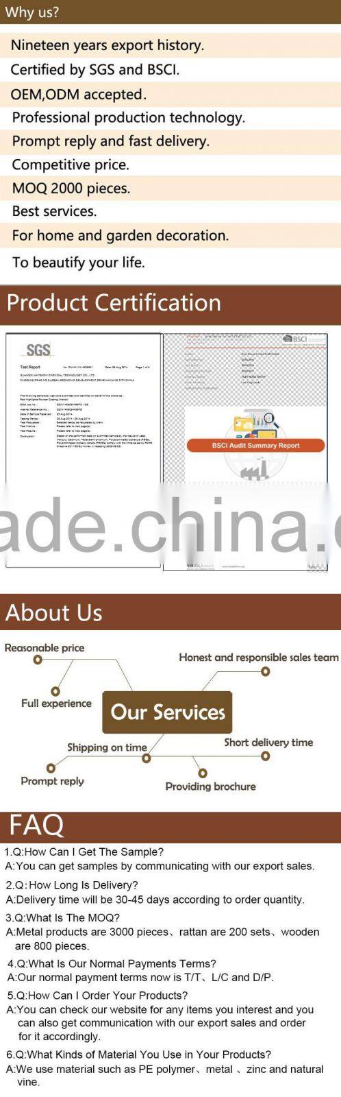 Red Rattan Garden Planter/ Storage Baskets/Bathroom Basket