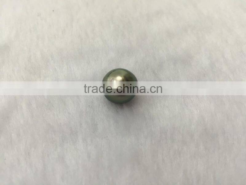 Wholesale 12-13mm AAA Peacock green Loose tahitian pearl