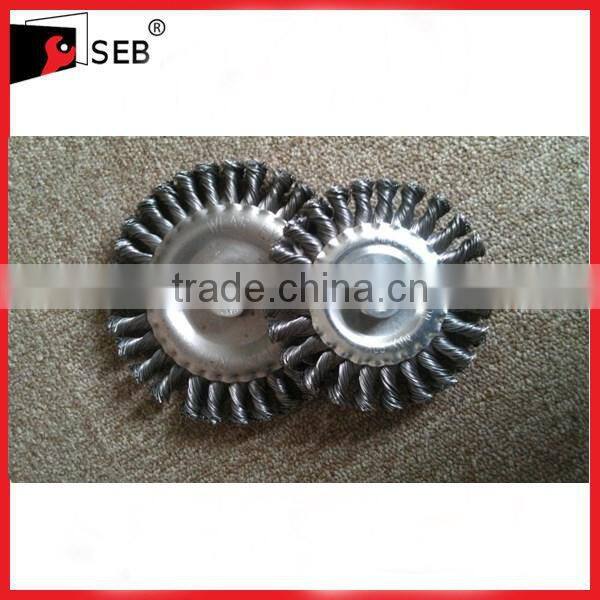 100mm Rotary brass wire wheel brush