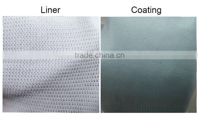 NMSAFETY 15 gauge soft liner micro foam palm for assembly black nitrile working glove