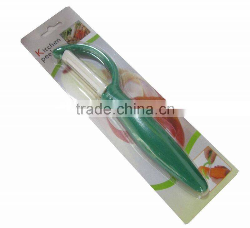 High Quality Kitchenware Green Color Ceramic Orange Peeler