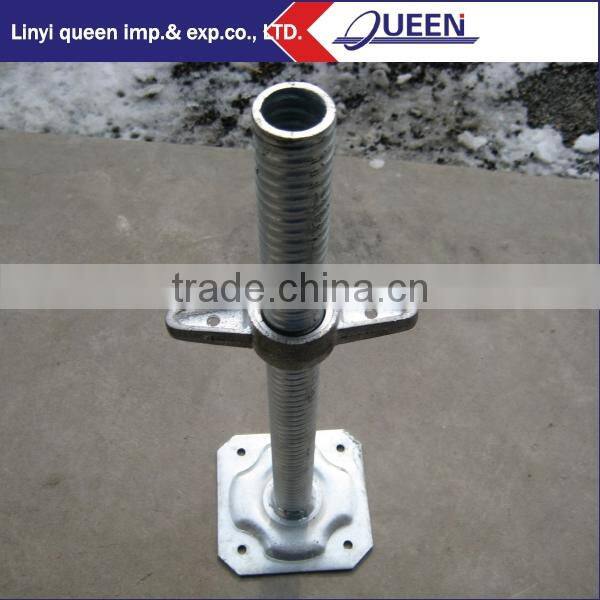Construction Adjustable Metal Eletric Galvanized Scaffolding Base Jack
