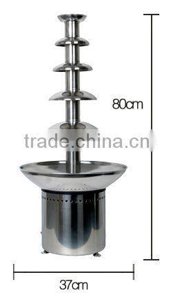 CHOCOLAZI ANT-8086 Auger 5 tiers 304 stainless steel commercial choclate fountain