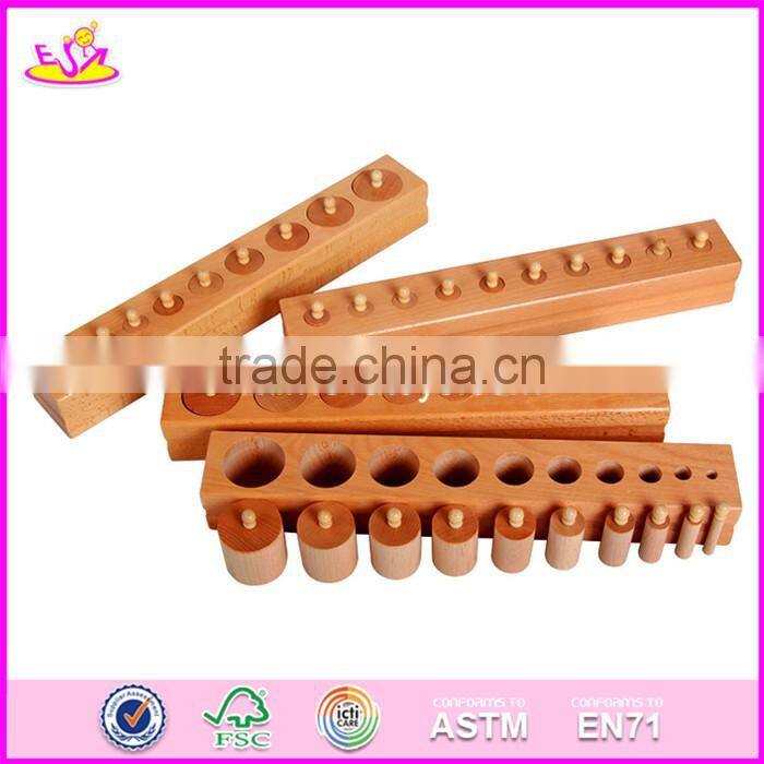 2017 New design toddlers preschool wooden montessori toys W12F010
