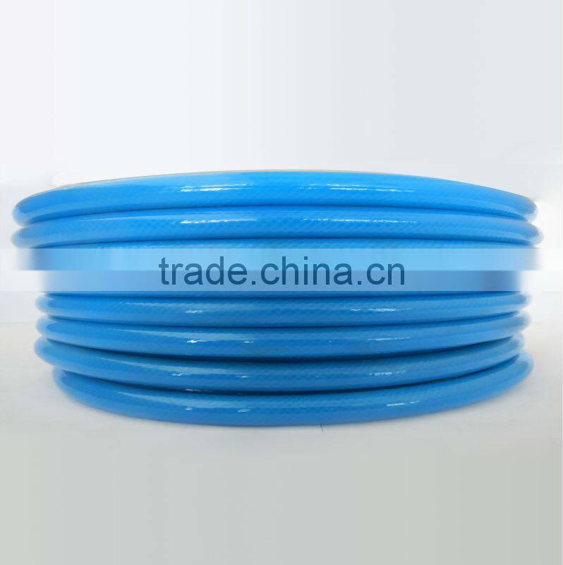 long service life and free to flex yarn hose pu 10mm*6.5mm blue used for industry for garden hose