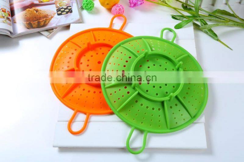 Silicone microwave heat resistant steamer,steamer rack