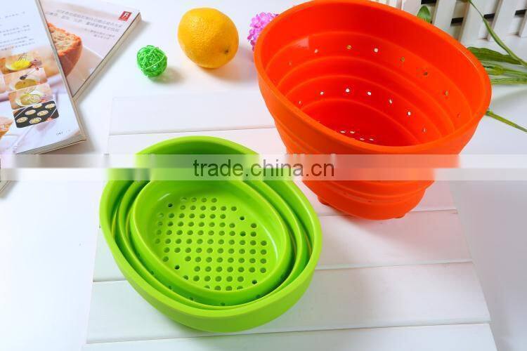 Silicone garbage bucket fashion sundries basket waste basket