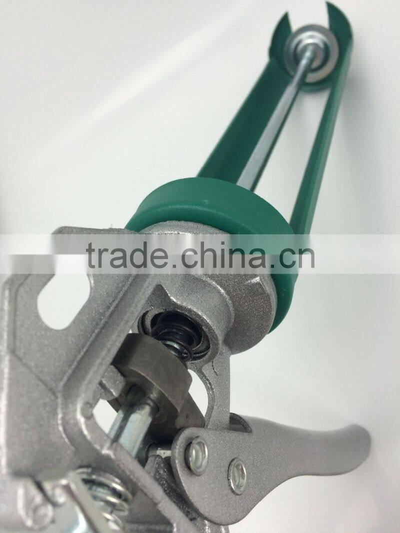 New design heavy duty revolving caulking gun, carbon steel glass gun