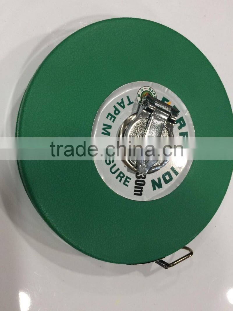 Berrylion high grade 30m fiberglass measuring tape round tape measure