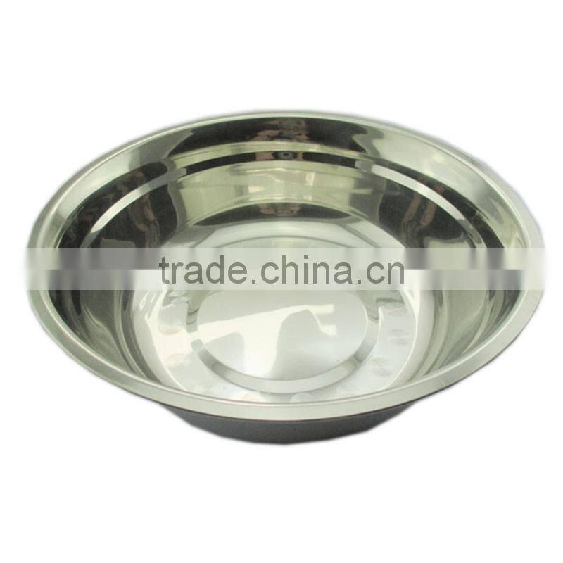wholesale price round stainless steel soup plate