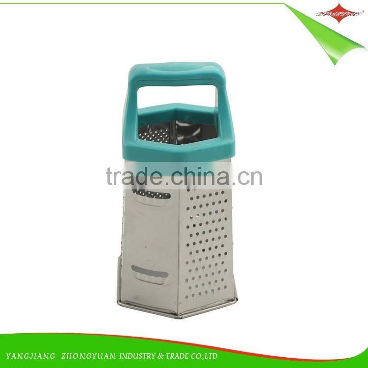 ZY-N5021Wholesale Cheese Tools Four Side side square Box Cheese Grater with Hand