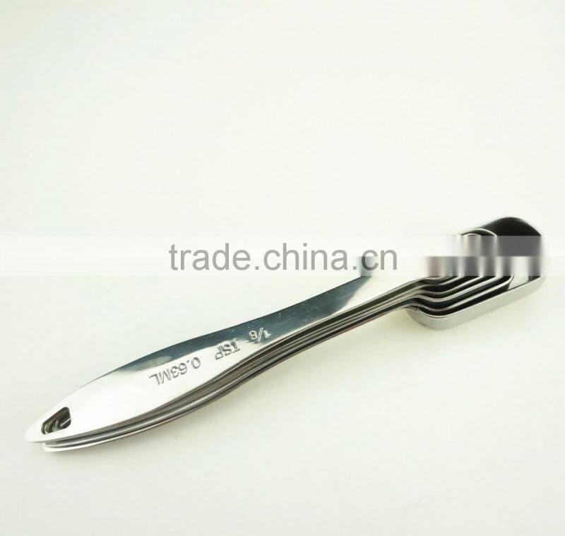 42140 6pcs Stainless Steel Nesting Measuring Cups and Spoons Set