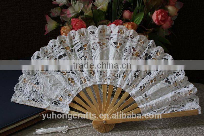 Decoration Hand Lace Fan for wedding