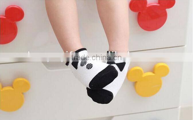 Lovely Baby Socks Cotton Material Black And White Socks Wholesale