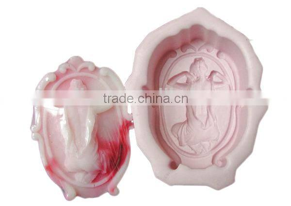 A naked back woman soap making molds, bar soap molds