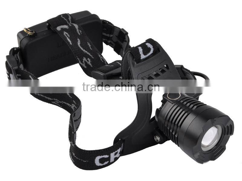 2900 XP-E 2 Bulbs LED High Power Zoom LED Headlamp