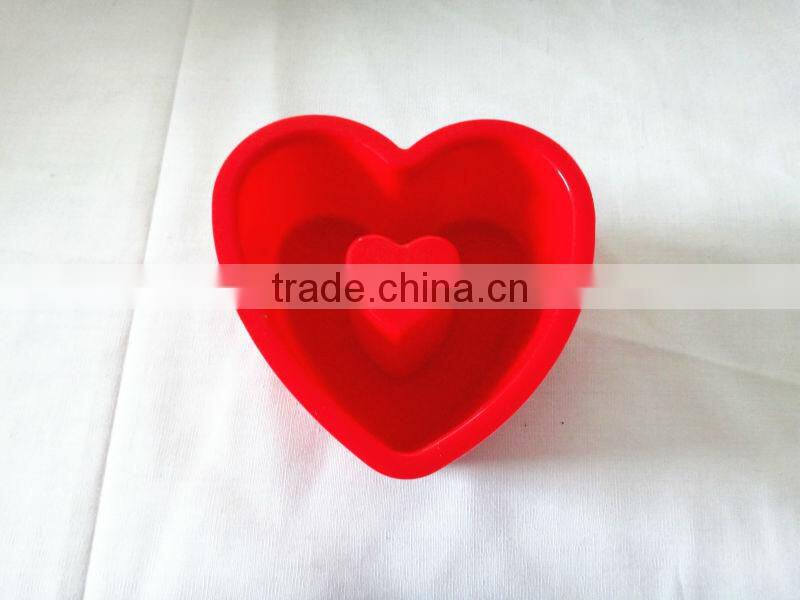 Heart shape silicone cake mould, cake tool for chrismas,human shaped cake mould