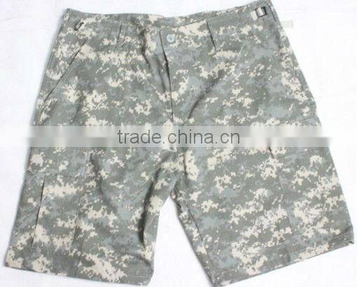 Men's 65%polyester 35%cotton camouflage military short