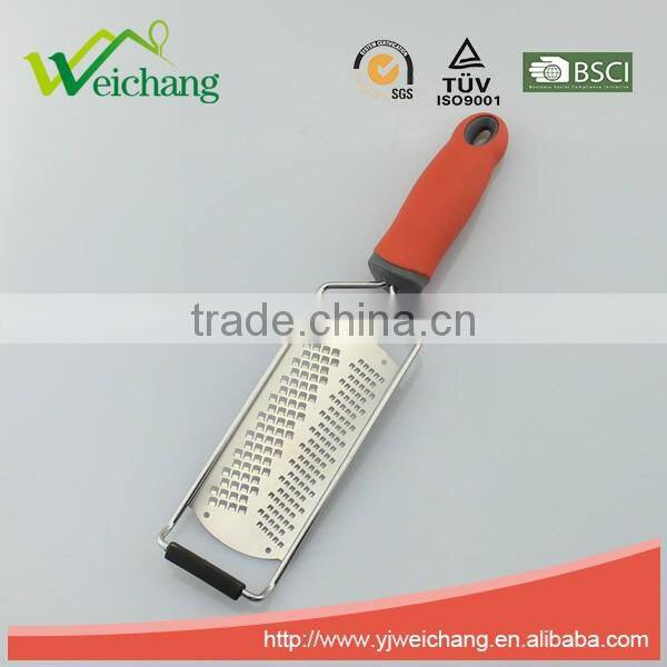 WCR217 New design grater manual grater ETCHING GRATER vegetable kitchen graters with TPR handle