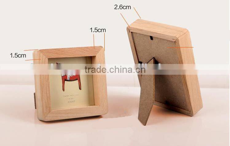 2016 custom Wooden Photo Picture frame hang wall frame