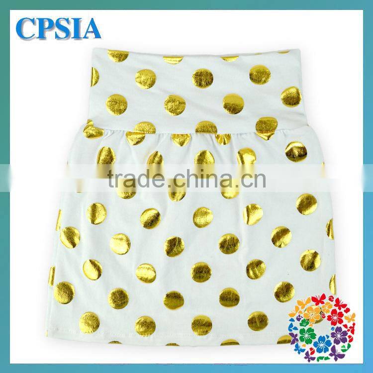 Childrens Boutique Clothing Young Girl Charming Polka Dot Mini Skirt Party Dance Wear Cotton Skirts