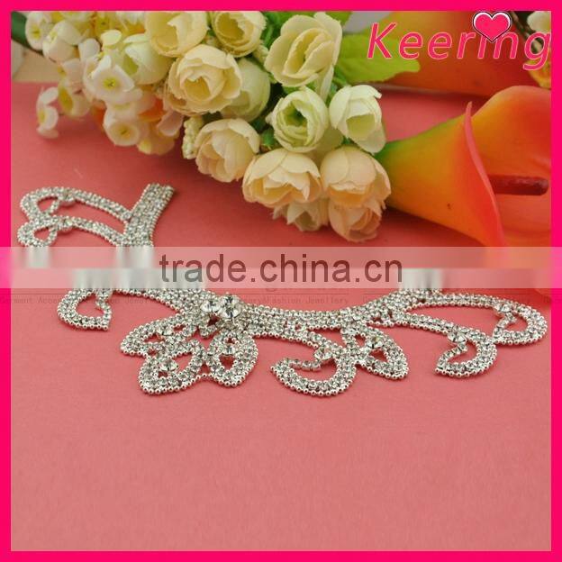 fashion neck wholesale rhinestone embellishment WRE-126