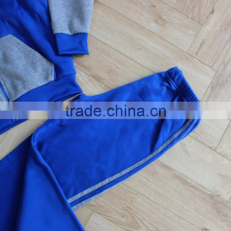2016 Cheap Colorful Sports Cusotm Boy Tracksuit Direct Factory Fleece Sets For Boys Wholesale Fleece Tracksuits