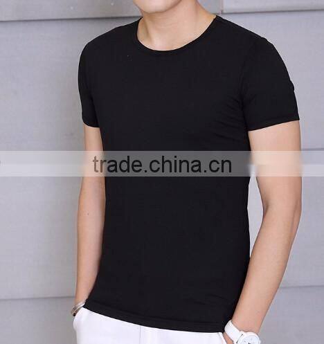 Customized manufactorying plain short-sleeve T shirt for man