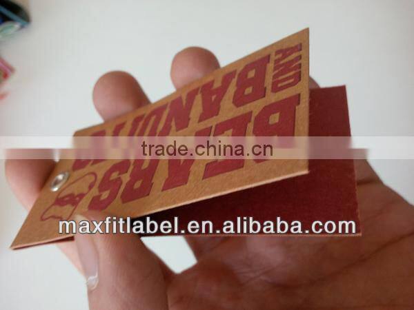 Small hang tags for garments