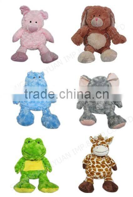 promotion logo printed crane machine plush china toy import