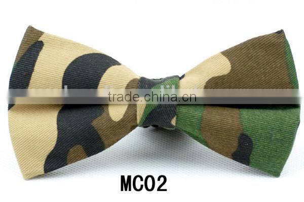 New fashion men's costum bowtie britsh style camouflage bow tie