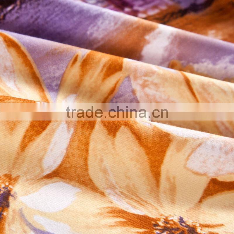 100%cotton 4pcs bedding set for home use