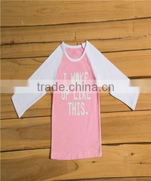 Baby Shirts with Long Sleeve Design Infant Toddler Girls Clothing Shirts