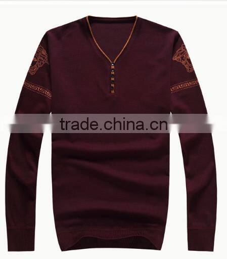 GZY Men top quality casual skinny christmas sweater wholesale