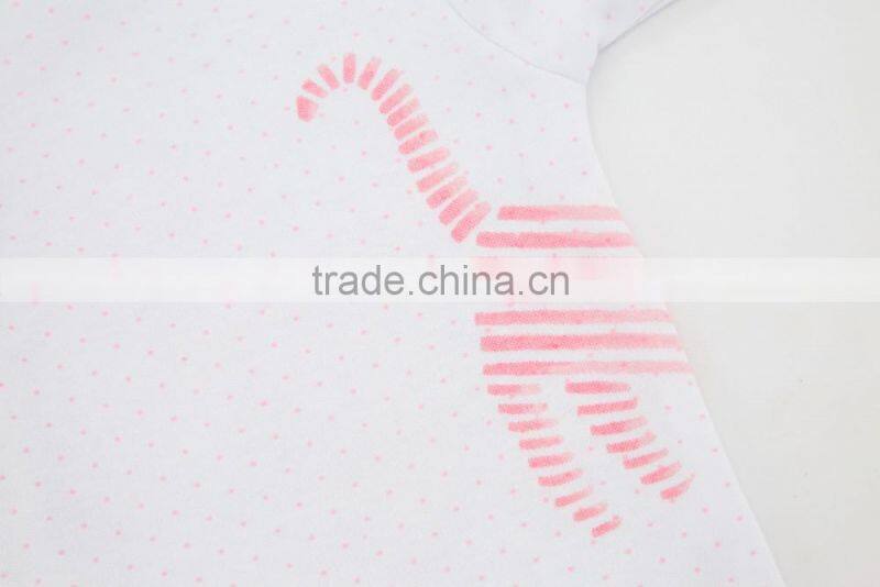 2017 New Fashion Girl Clothes 100% Cotton Animal Design Newborn Baby Rompers For Winter