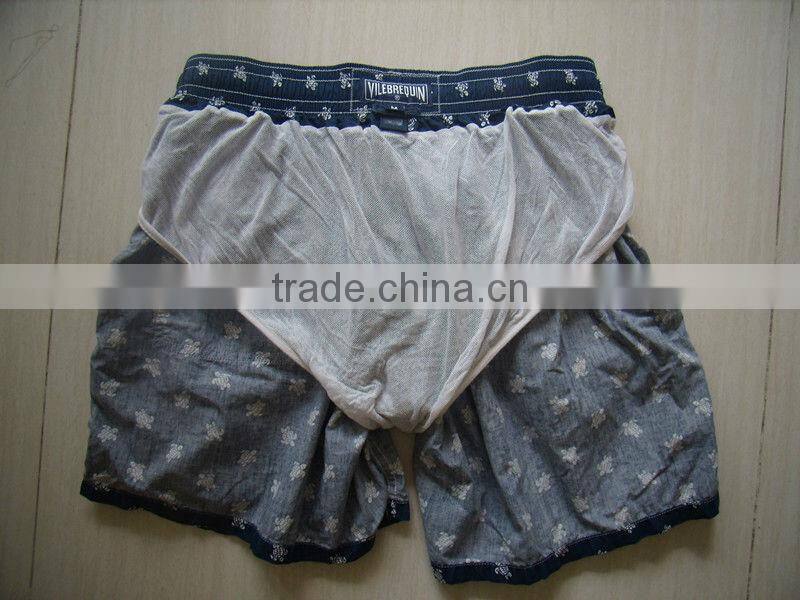 men's cotton swimming shorts boardshort surf shorts beach shorts