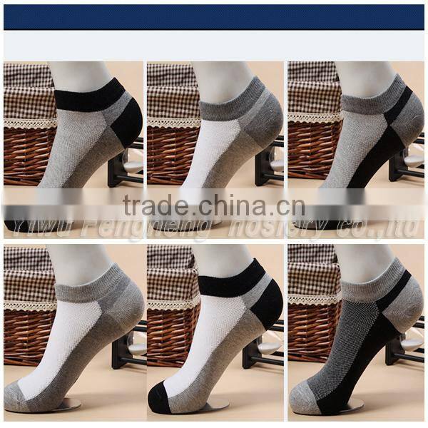 Autumn breathable cotton men ankle socks