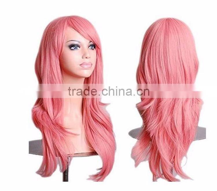 Cheap Price Colorful Cosplay Wig/ Synthetic Wigs/Halloween Wig For Women