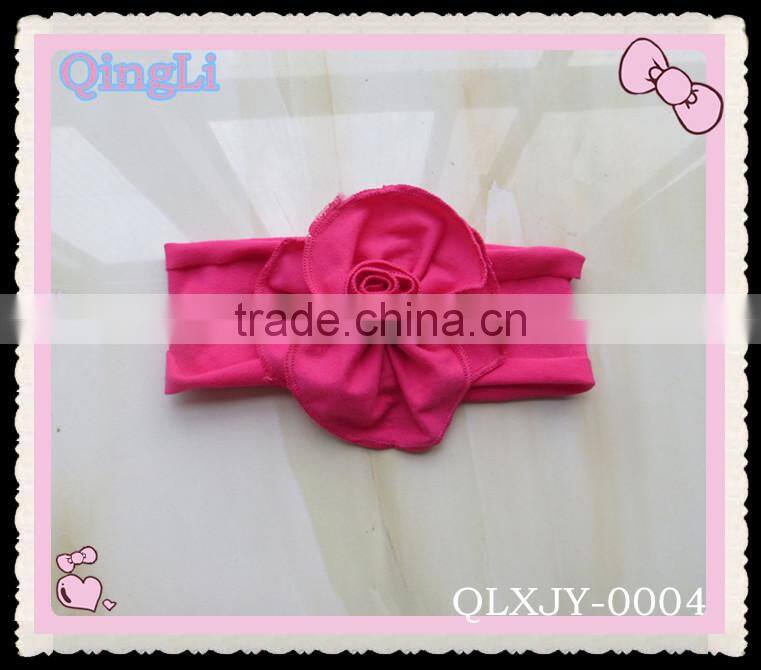 New arrival boutique children girls hair headband Big flower baby headbands