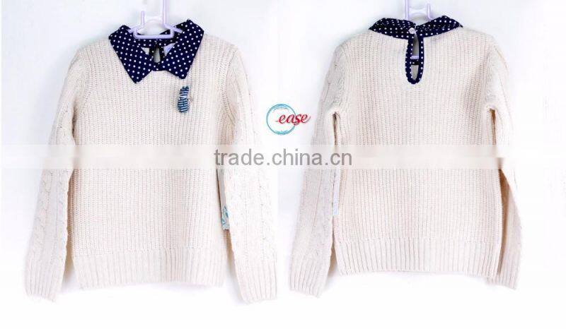 baby clothes 100% Cotton kids sweater designs for baby