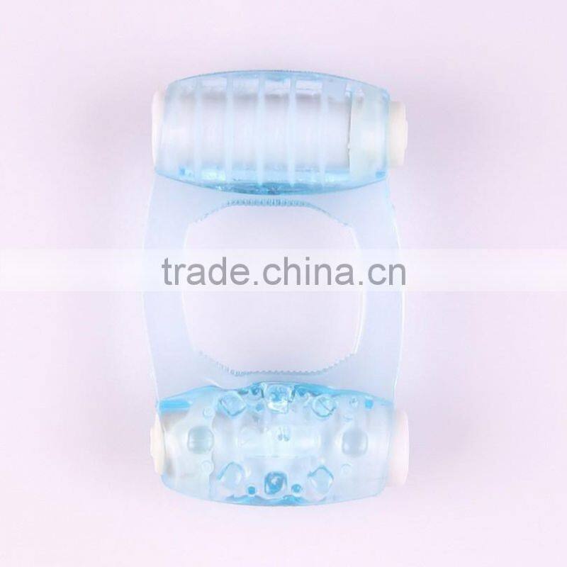 Double Vibrators Penis Rings Cock Ring for Lovers Sex Games