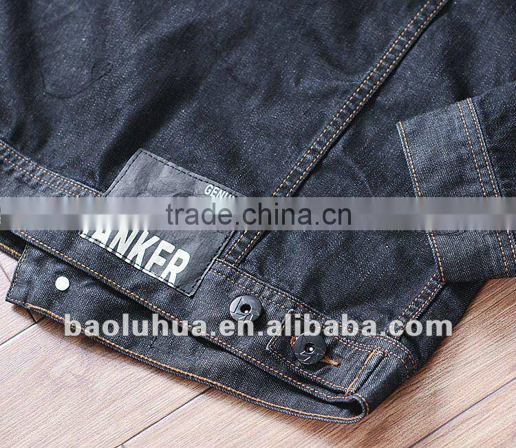 latest design hot sale black rise high quality jacket for spring autumn