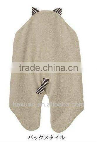 Cartoon Baby Coral Fleece Bathrobe